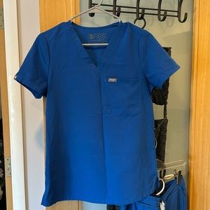 Figs royal blue scrubs set XS/S